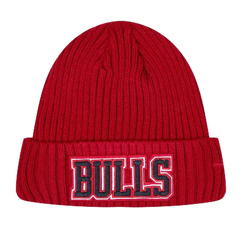 NBA CHICAGO BULLS CLASSIC CORE UNISEX BEANIE (RED)