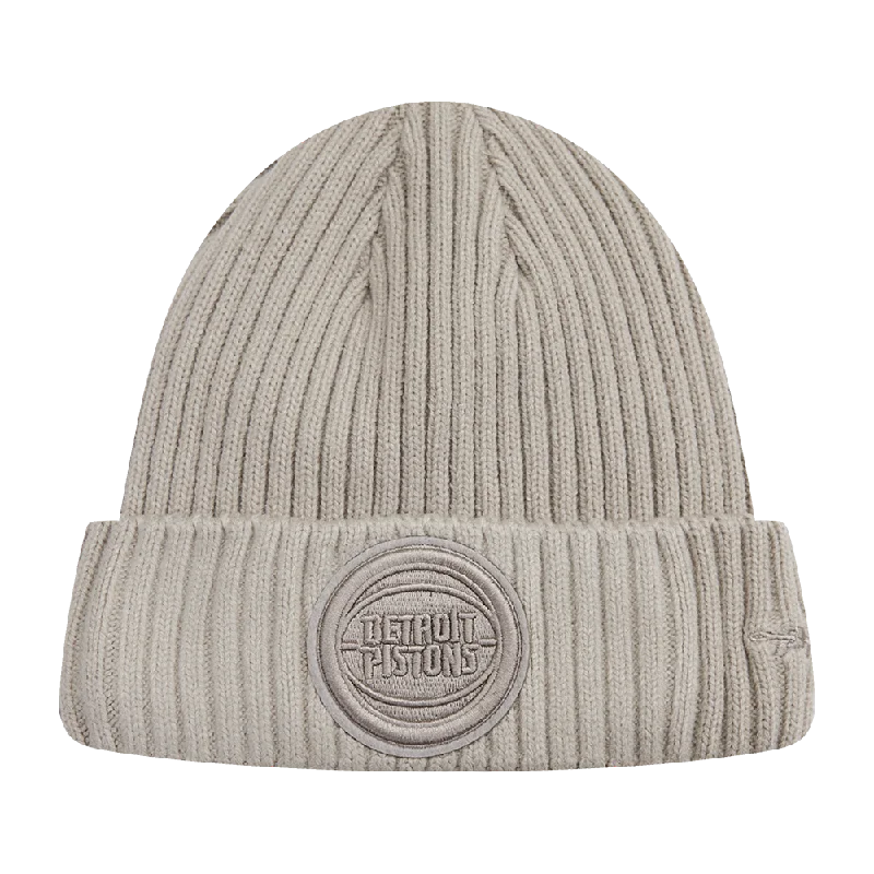 NBA DETROIT PISTONS NEUTRAL BEANIE (TAUPE)