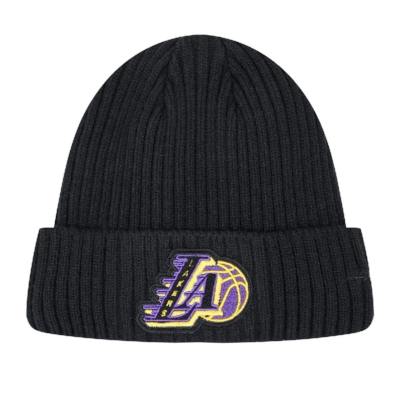 NBA LOS ANGELES LAKERS MASHUP UNISEX BEANIE (BLACK)