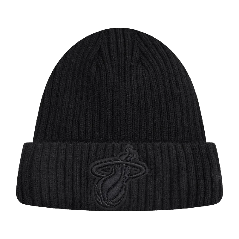 NBA MIAMI HEAT NEUTRAL BEANIE (BLACK)