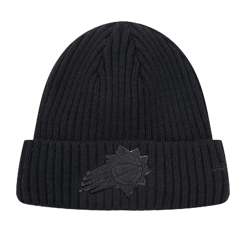 NBA PHOENIX SUNS UNISEX CLASSIC 3BK BEANIE (TRIPLE BLACK)