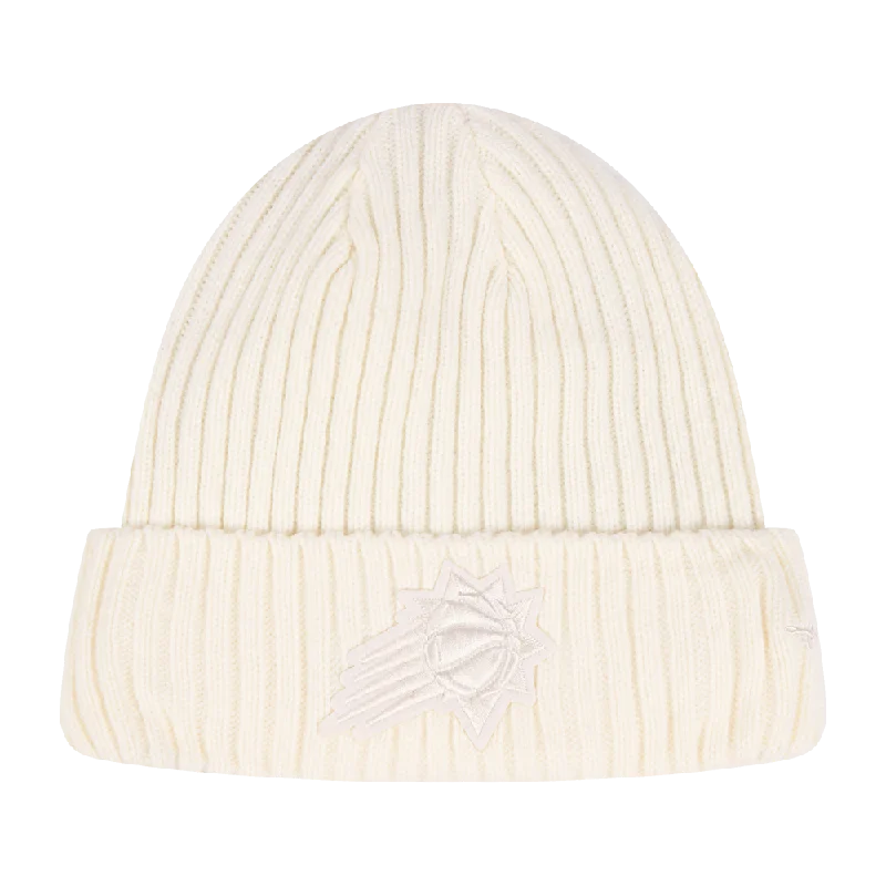 NBA PHOENIX SUNS NEUTRAL BEANIE (EGGSHELL)