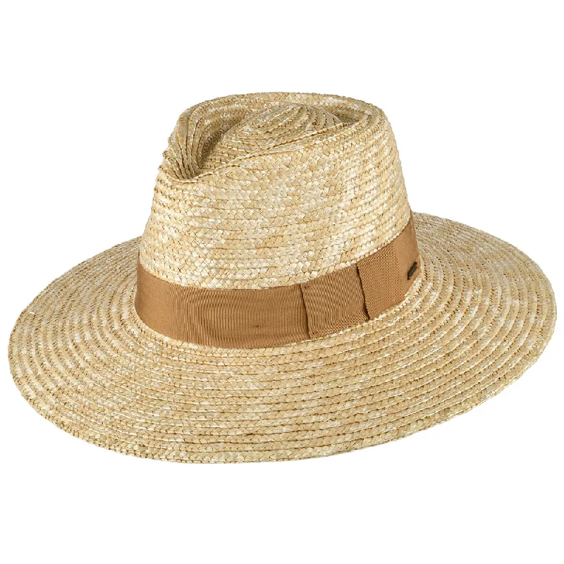 Brixton Hats Joanna Straw Sun Hat - Natural-Tan