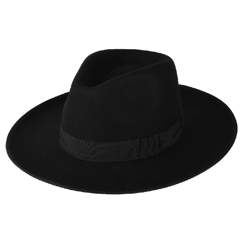 Brixton Hats Reno Wool Felt Fedora Hat - Black