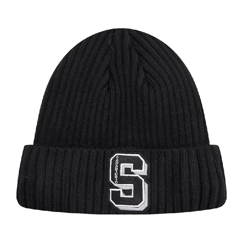 NBA SAN ANTONIO SPURS MASH UP BEANIE (BLACK)