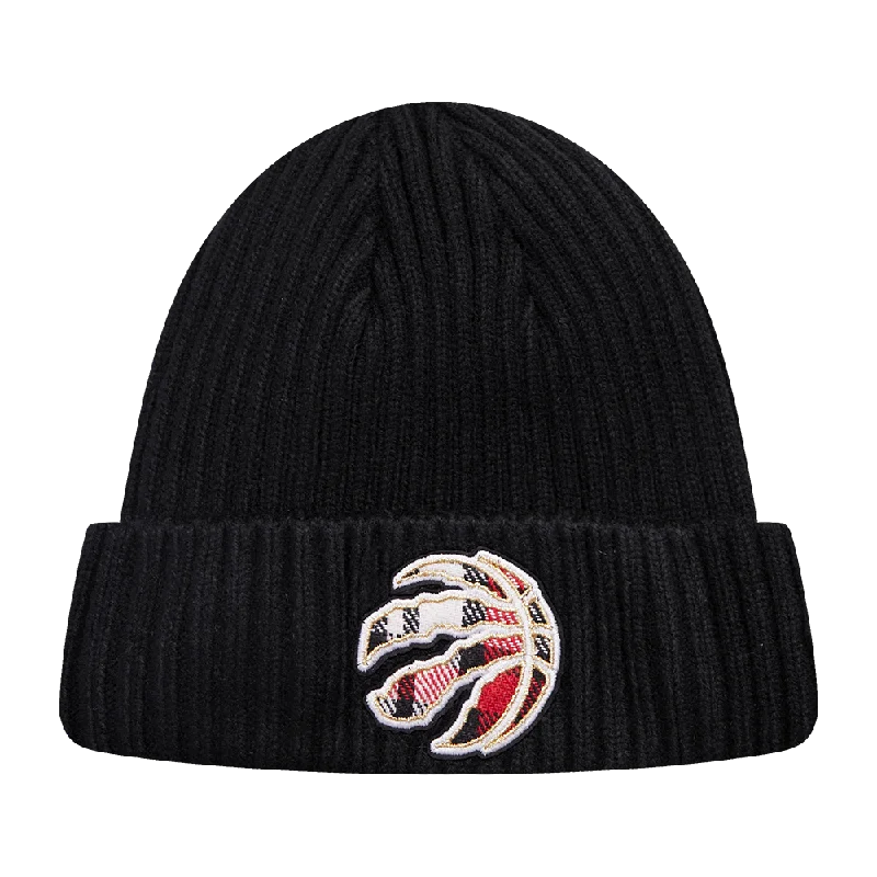 NBA TORONTO RAPTORS PRO PREP KNIT BEANIE (BLACK)