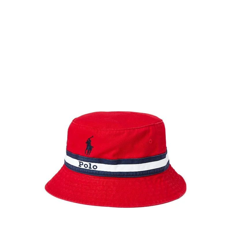 Polo Ralph Lauren - Loft Bucket Hat - Red, Navy and White