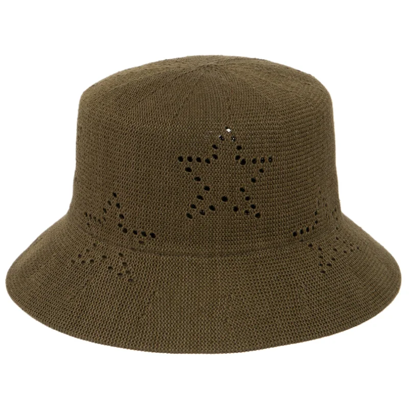 Eliza - Bucket Hat with Star Pointelle Details