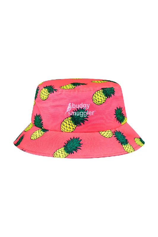 Bucket Hat 2.0 in Pink Pineapple