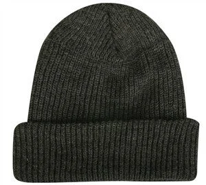 Cuffed Knit Beanie Made in USA