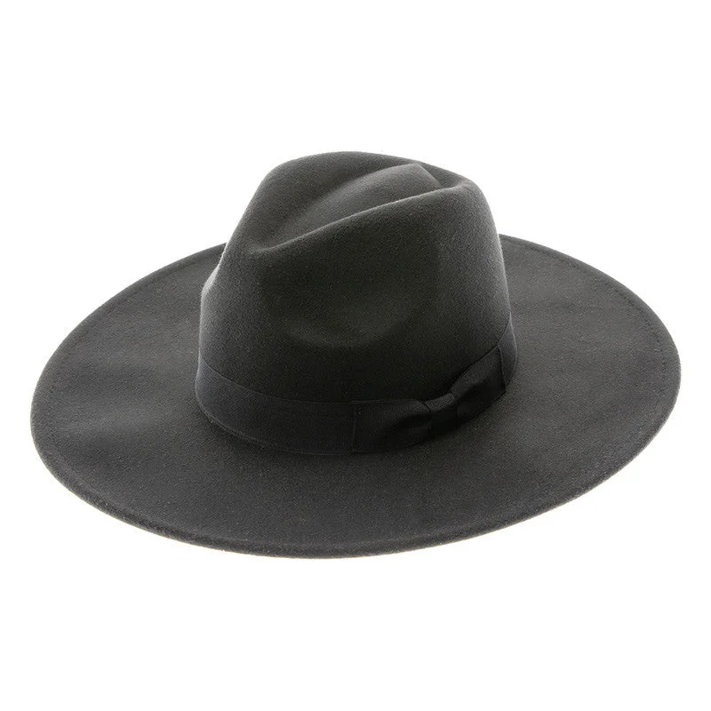 DNMC - Large Brim Vegan Felt Fedora