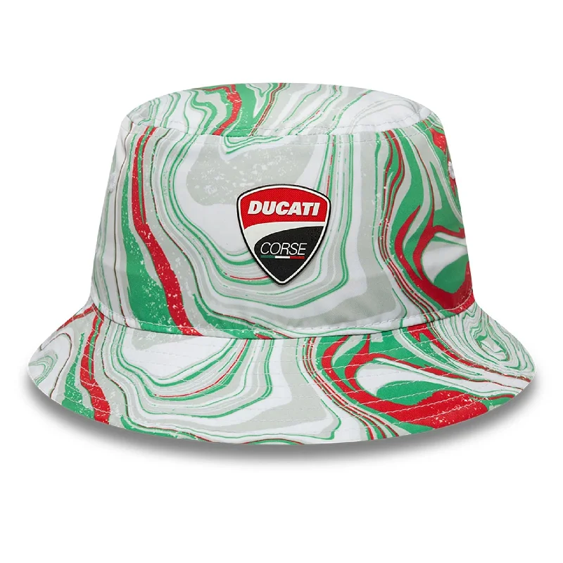 Ducati Misano Race Special All Over Print White Bucket Hat