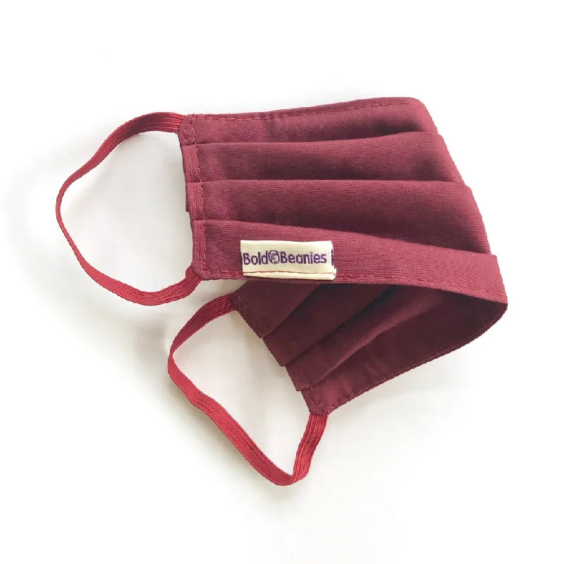 Fabric Washable Surgical Face Mask Burgundy