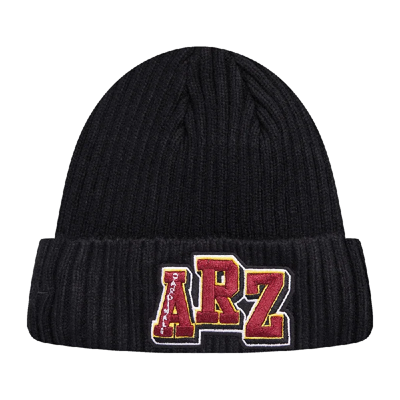 NFL ARIZONA CARDINALS MASH UP BEANIE (BLACK)