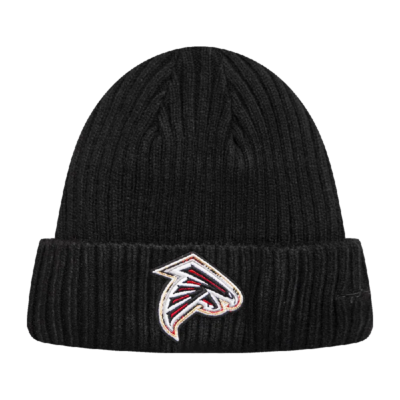 NFL ATLANTA FALCONS PRO PREP KNIT BEANIE (BLACK)