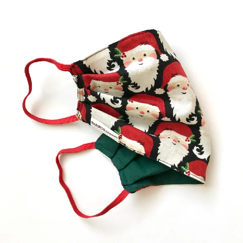 Father Christmas Fun Washable Fabric Face Mask