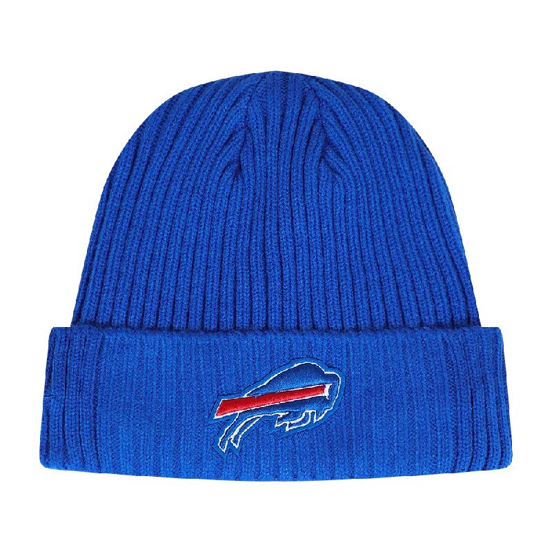 NFL BUFFALO BILLS OLD ENGLISH UNISEX BEANIE (ROYAL BLUE)