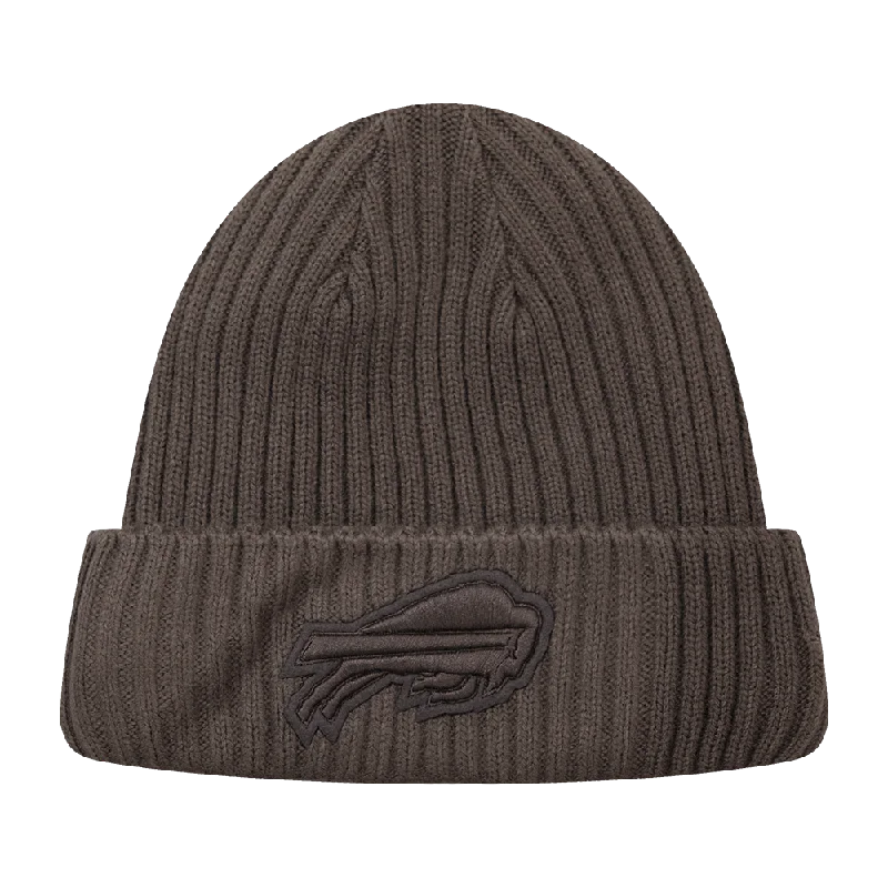 NFL BUFFALO BILLS NEUTRAL UNISEX BEANIE (DARK TAUPE)