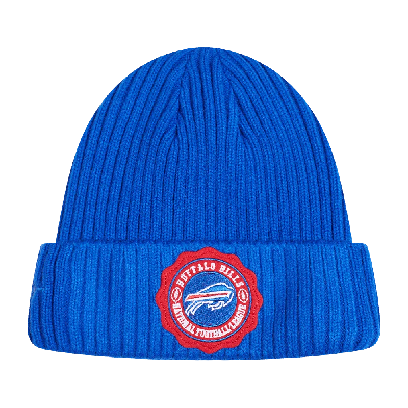 NFL BUFFALO BILLS CREST EMBLEM BEANIE (ROYAL BLUE)