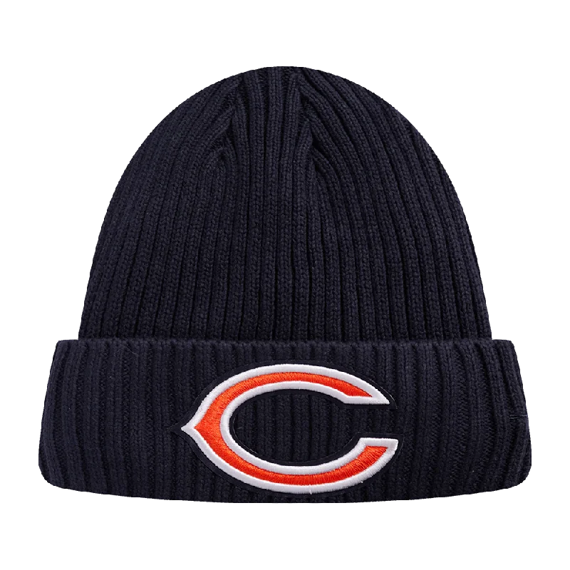 NFL CHICAGO BEARS KNIT BOX SET BEANIE (MIDNIGHT NAVY)