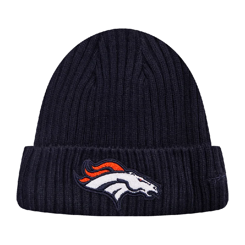 NFL DENVER BRONCOS MASH UP BEANIE (MIDNIGHT NAVY)