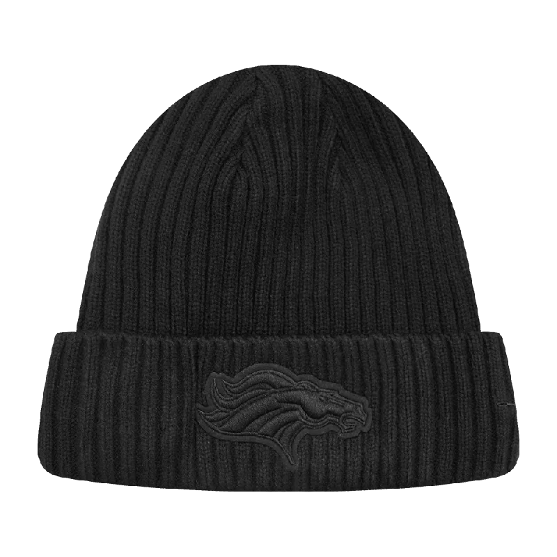 NFL DENVER BRONCOS NEUTRAL BEANIE (BLACK)