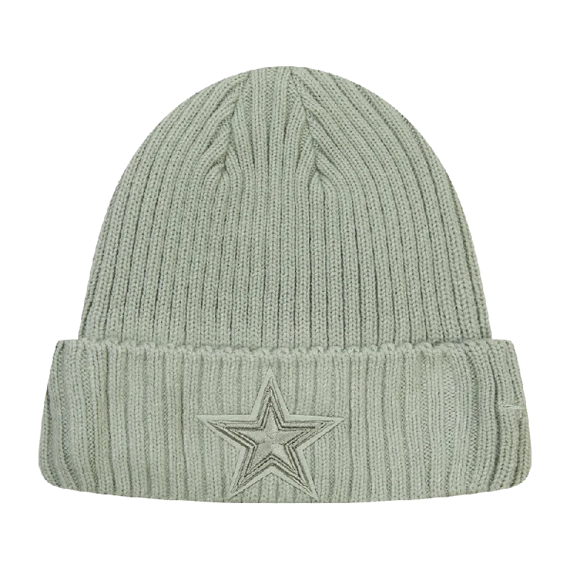 NFL DALLAS COWBOYS NEUTRAL UNISEX BEANIE (MOSS)