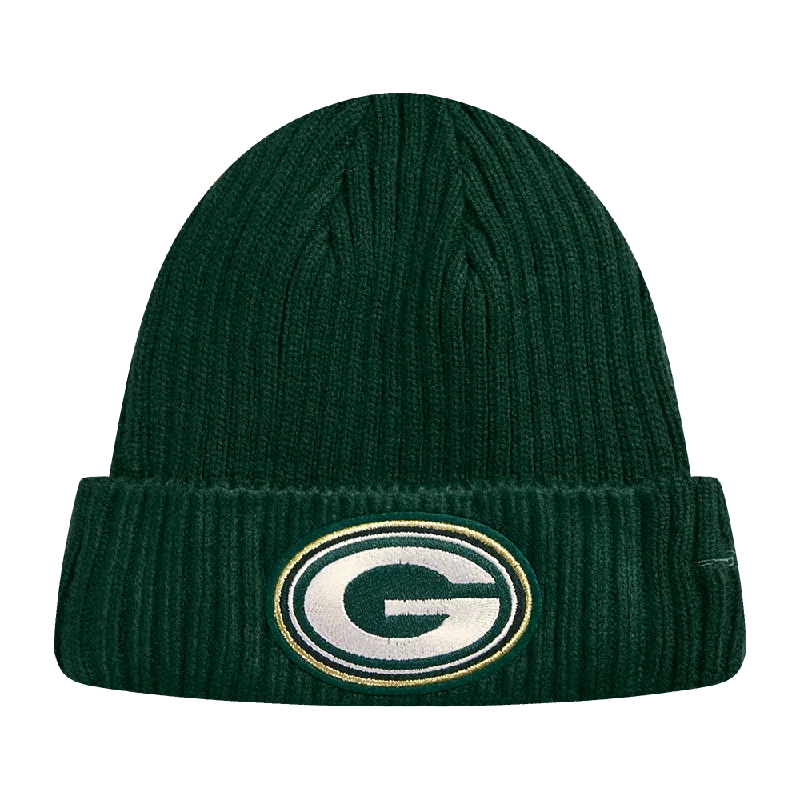 NFL GREEN BAY PACKERS  PRO PREP KNIT BEANIE (FOREST GREEN)