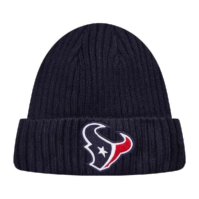 NFL HOUSTON TEXANS MASH UP BEANIE (MIDNIGHT NAVY)