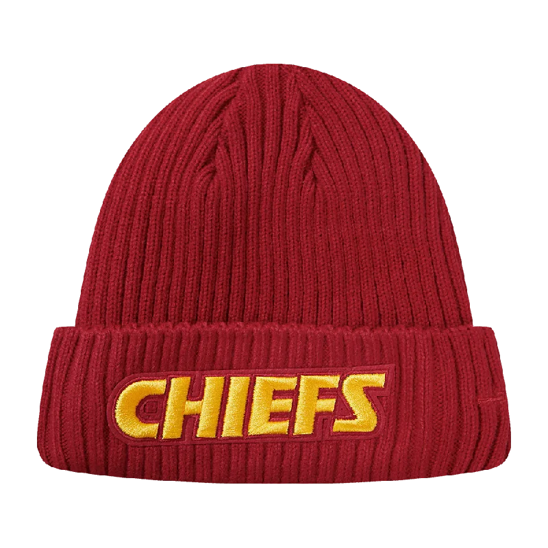 NFL KANSAS CITY CHIEFS CLASSIC CORE UNISEX BEANIE (RED)