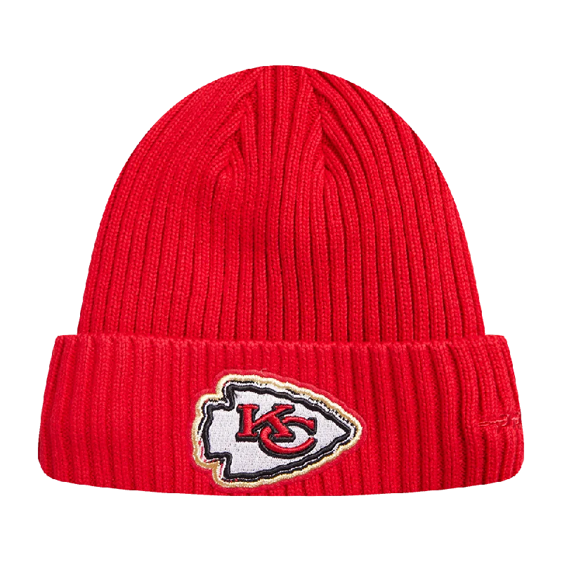 NFL KANSAS CITY CHIEFS PRO PREP KNIT BEANIE (RED)