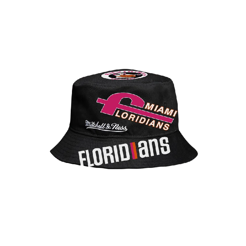 Mitchell and Ness Miami Floridians Bucket Hat