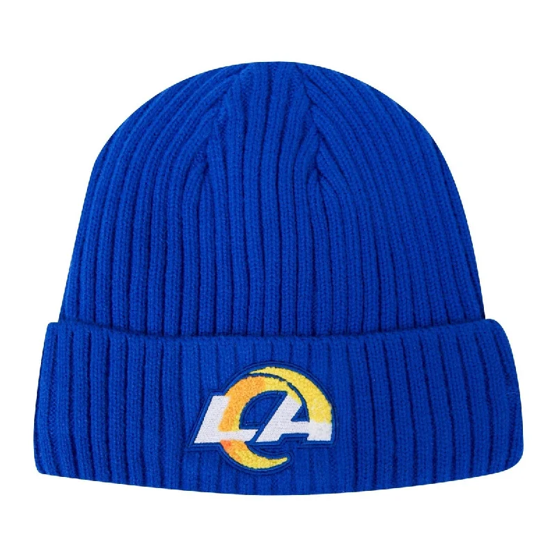 NFL LOS ANGELES RAMS MASHUP UNISEX BEANIE (ROYAL BLUE)