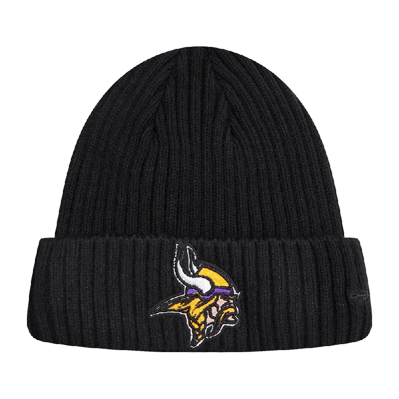 NFL MINNESOTA VIKINGS MASH UP BEANIE (BLACK)