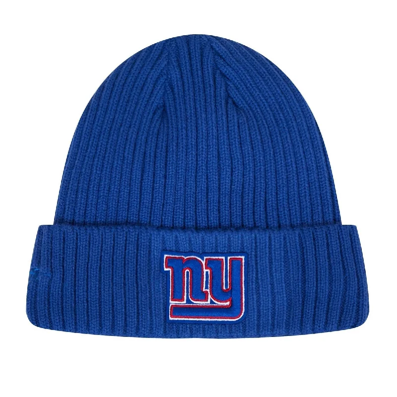 NFL NEW YORK GIANTS CLASSIC CORE UNISEX BEANIE (DODGER BLUE)