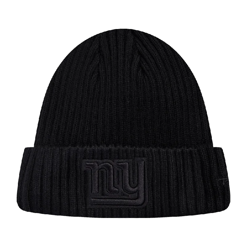 NFL NEW YORK GIANTS NEUTRAL BEANIE (BLACK)