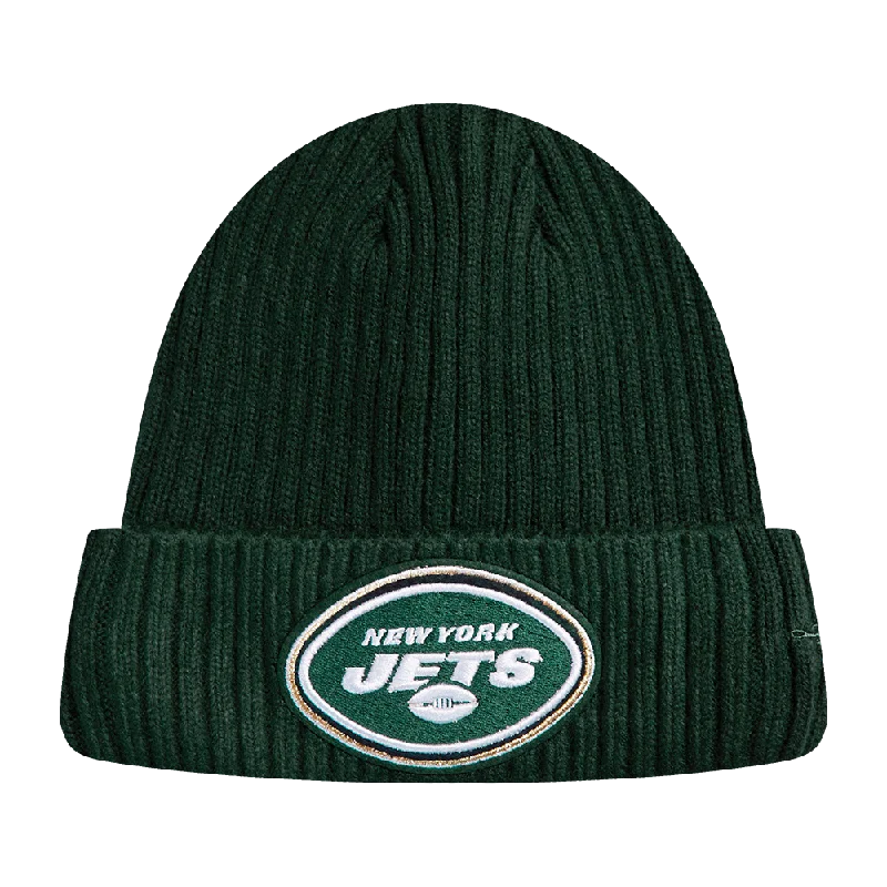 NFL NEW YORK JETS PRO PREP KNIT BEANIE (FOREST GREEN)