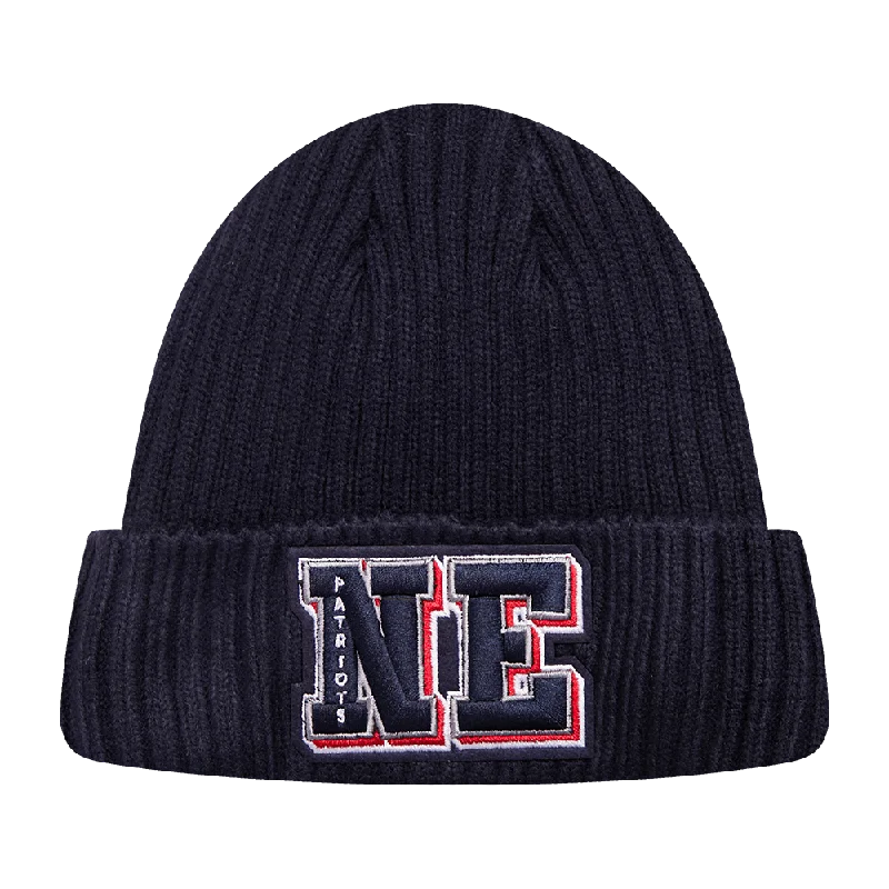 NFL NEW ENGLAND PATRIOTS MASH UP BEANIE (MIDNIGHT NAVY)