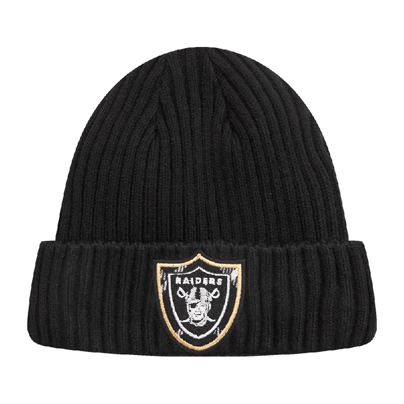 NFL LAS VEGAS RAIDERS PRO PREP KNIT BEANIE (BLACK)