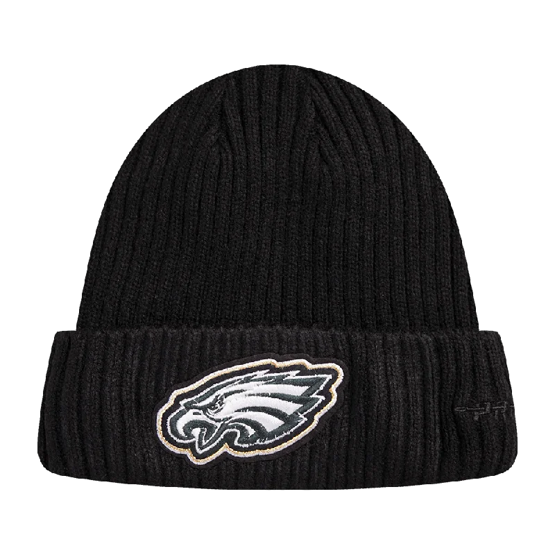 NFL PHILADELPHIA EAGLES PRO PREP KNIT BEANIE (BLACK)