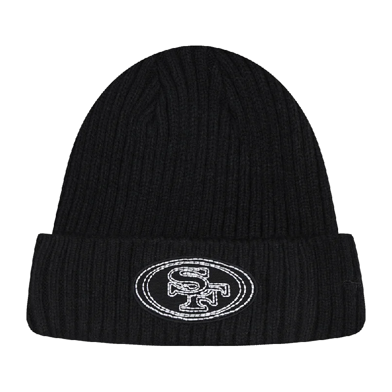 NFL SAN FRANCISCO 49ERS PAINT THE CITY MEN'S BEANIE (BLACK)