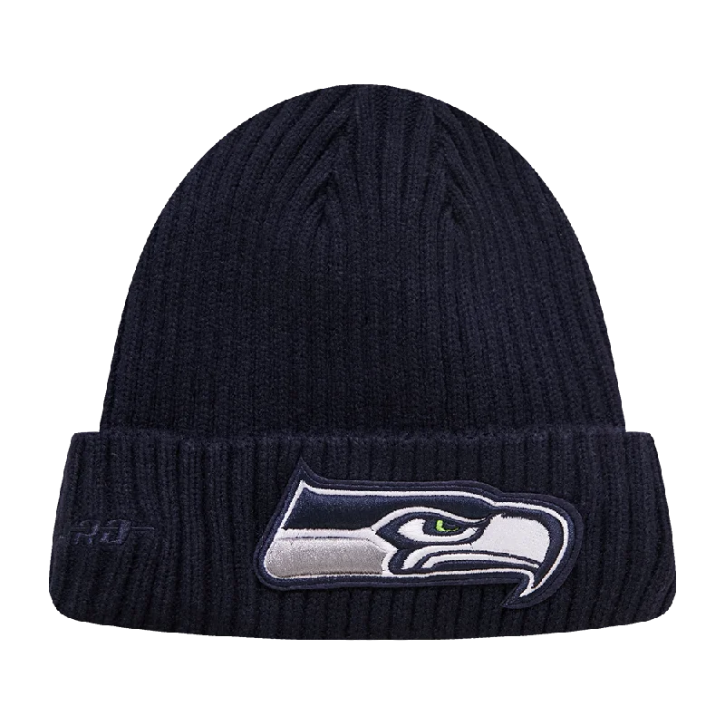 NFL SEATTLE SEAHAWKS CLASSIC CORE UNISEX BEANIE (MIDNIGHT NAVY)