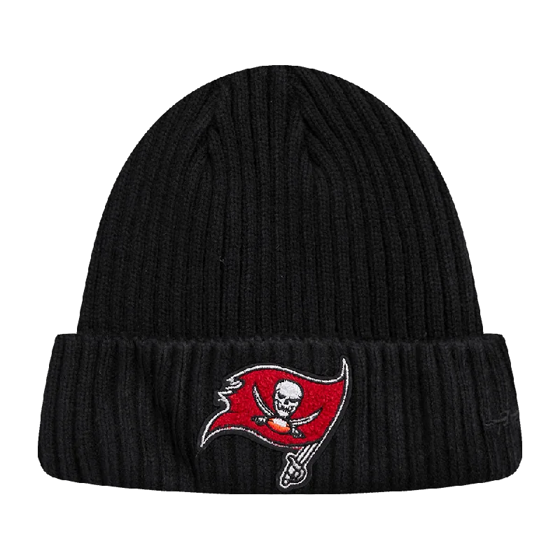 NFL TAMPA BAY BUCCANEERS MASH UP BEANIE (BLACK)