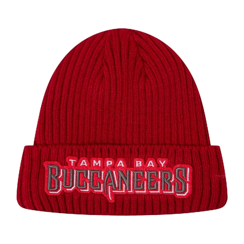 NFL TAMPA BAY BUCCANEERS CLASSIC CORE UNISEX BEANIE (DARK RED)