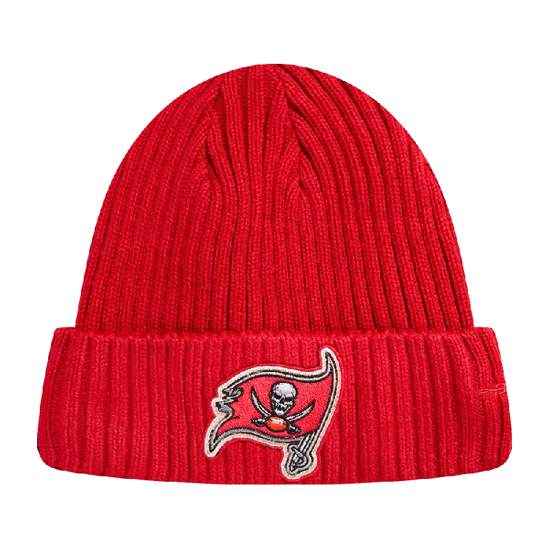 NFL TAMPA BAY BUCCANEERS PRO PREP KNIT BEANIE (RED)