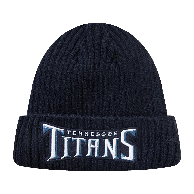 NFL TENNESSEE TITANS CLASSIC CORE UNISEX BEANIE (MIDNIGHT NAVY)