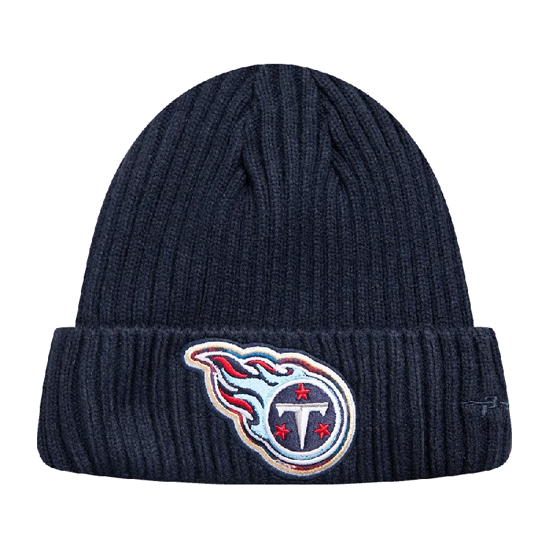 NFL TENNESSEE TITANS PRO PREP KNIT BEANIE (MIDNIGHT NAVY)