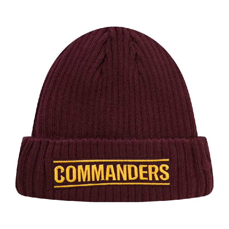 NFL WASHINGTON COMMANDERS CLASSIC CORE UNISEX BEANIE (WINE)