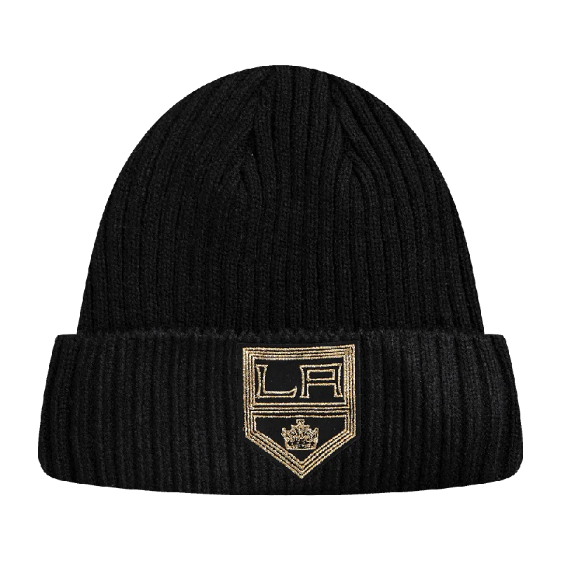 NHL LOS ANGELES KINGS BLACK & GOLD BEANIE (BLACK)