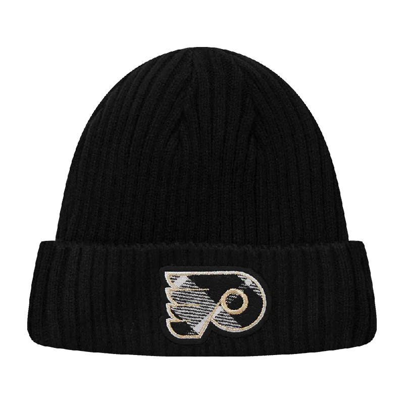 NHL PHILADELPHIA FLYERS PRO PREP KNIT BEANIE (BLACK)